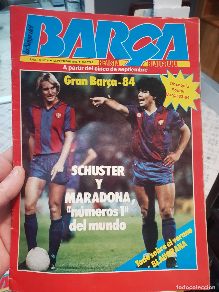 Coleccionismo deportivo: La saga del barca shuster y maradona 1983 sin poster