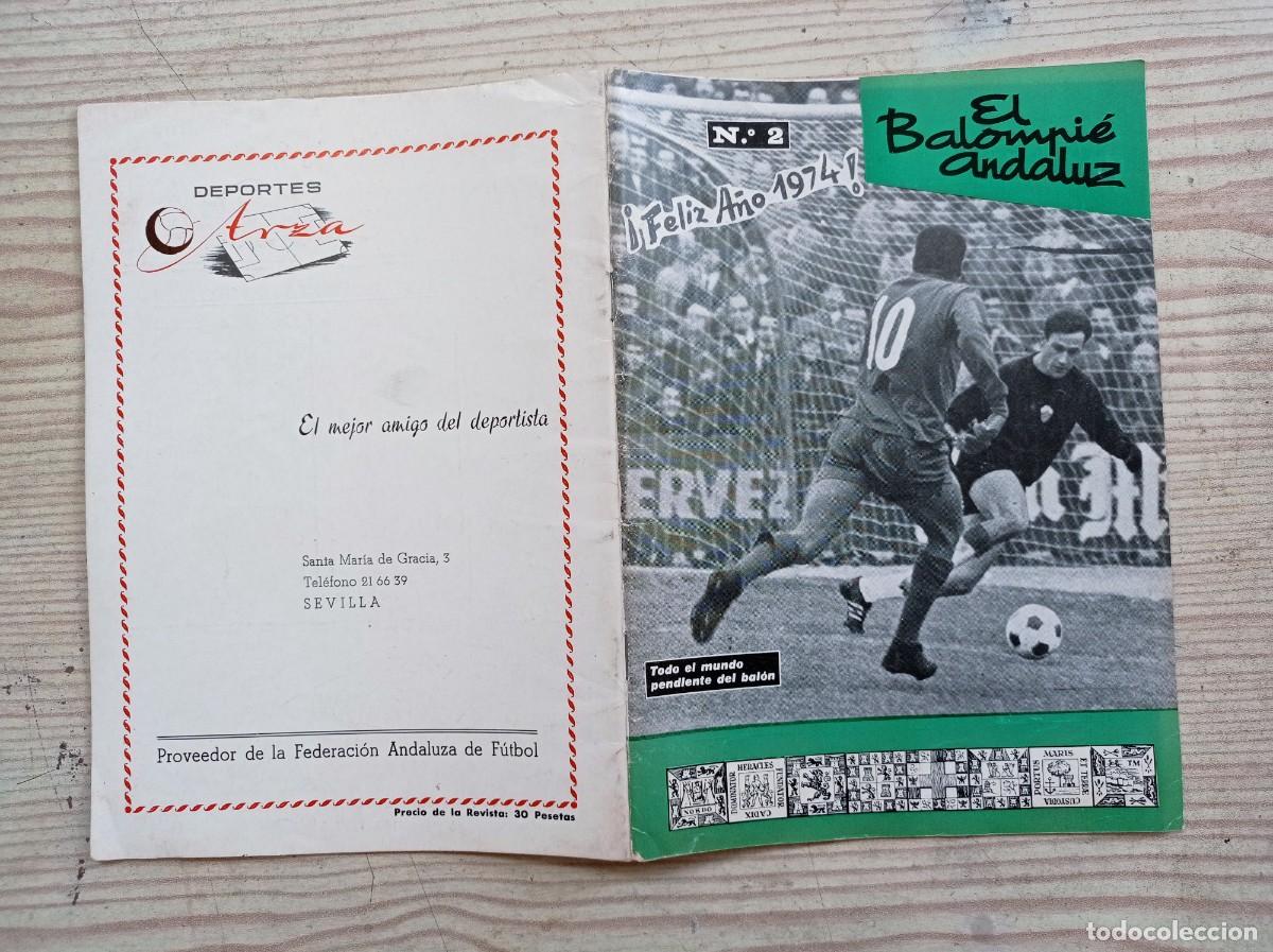 Collectionnisme sportif: Revista El Balompie Andaluz 2 - 1973