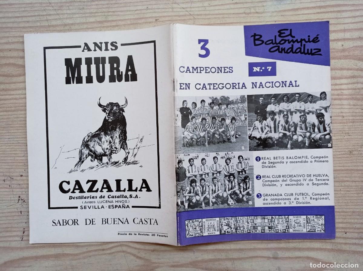 Sammelleidenschaft Sport: Revista El Balompie Andaluz 7 - 1974