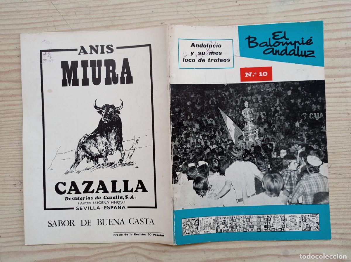 Sports collectibles: Revista El Balompie Andaluz 10 - 1974