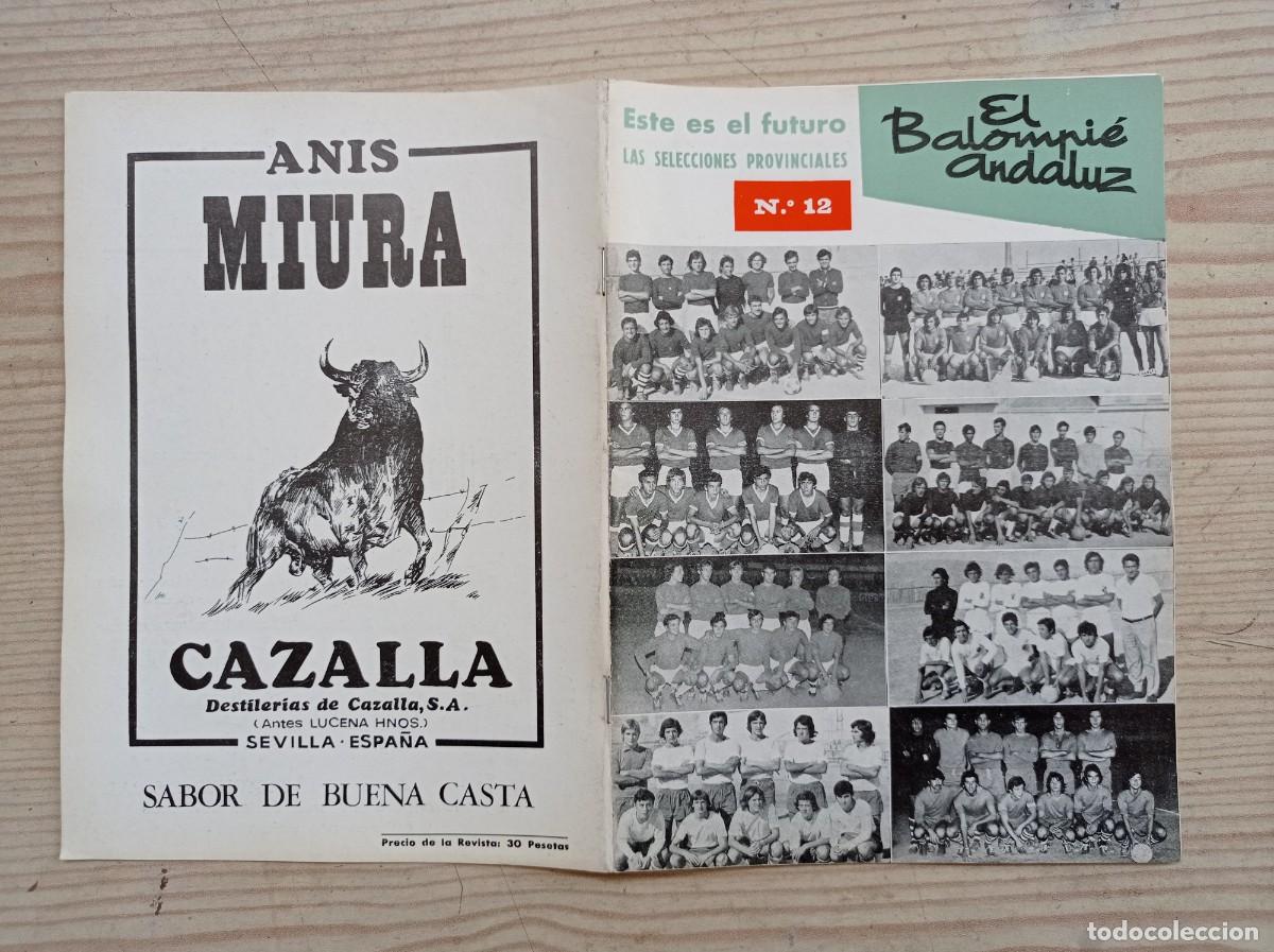 Sports collectibles: Revista El Balompie Andaluz 12 - 1974