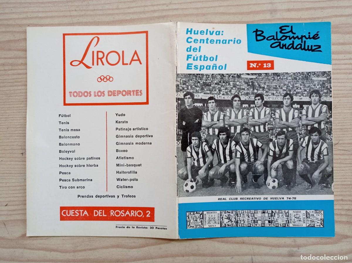 Sammelleidenschaft Sport: Revista El Balompie Andaluz 13 - 1974