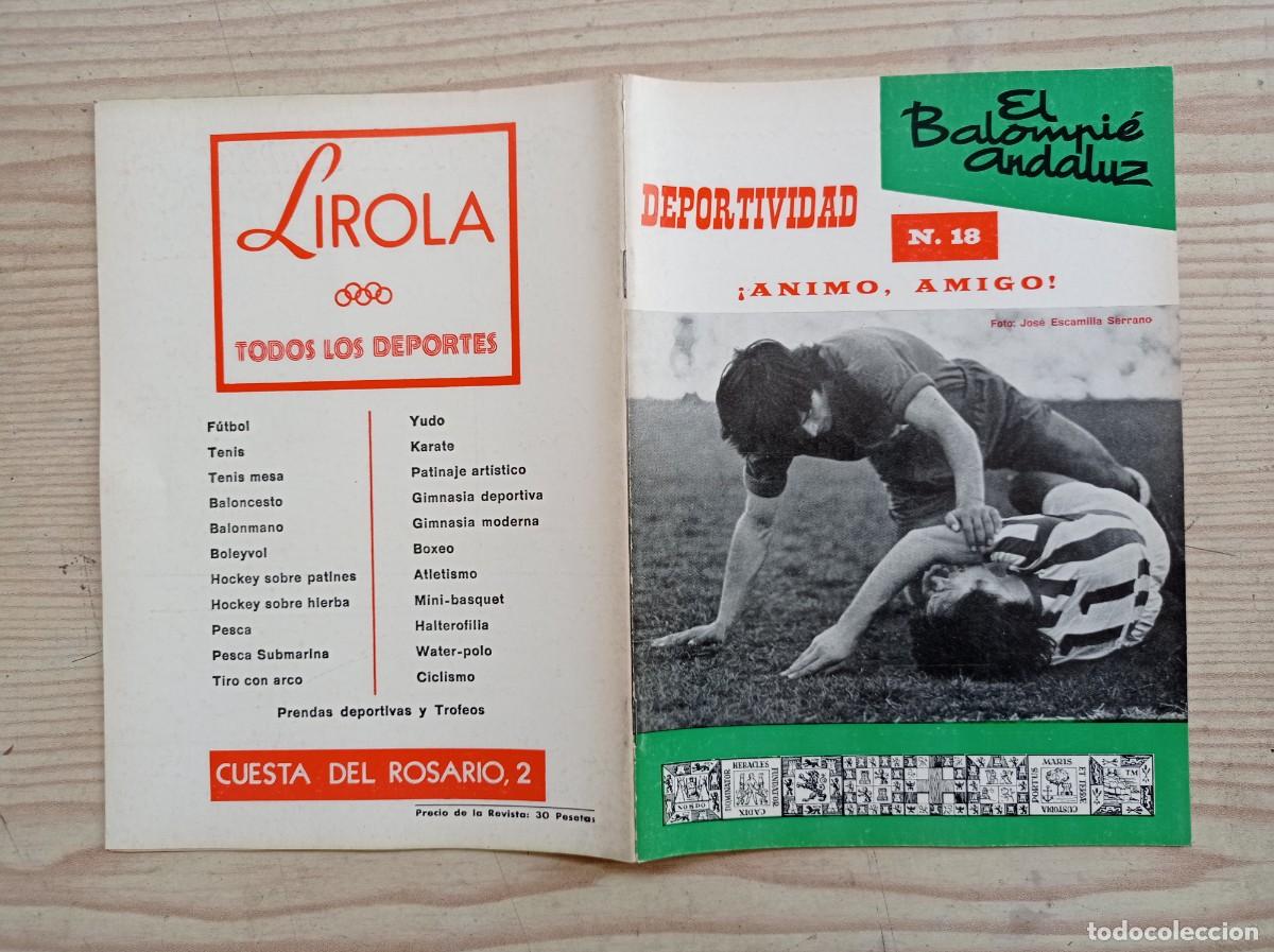 Sports collectibles: Revista El Balompie Andaluz 18 - 1975