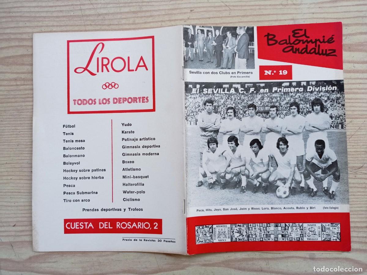 Sammelleidenschaft Sport: Revista El Balompie Andaluz 19 - 1975