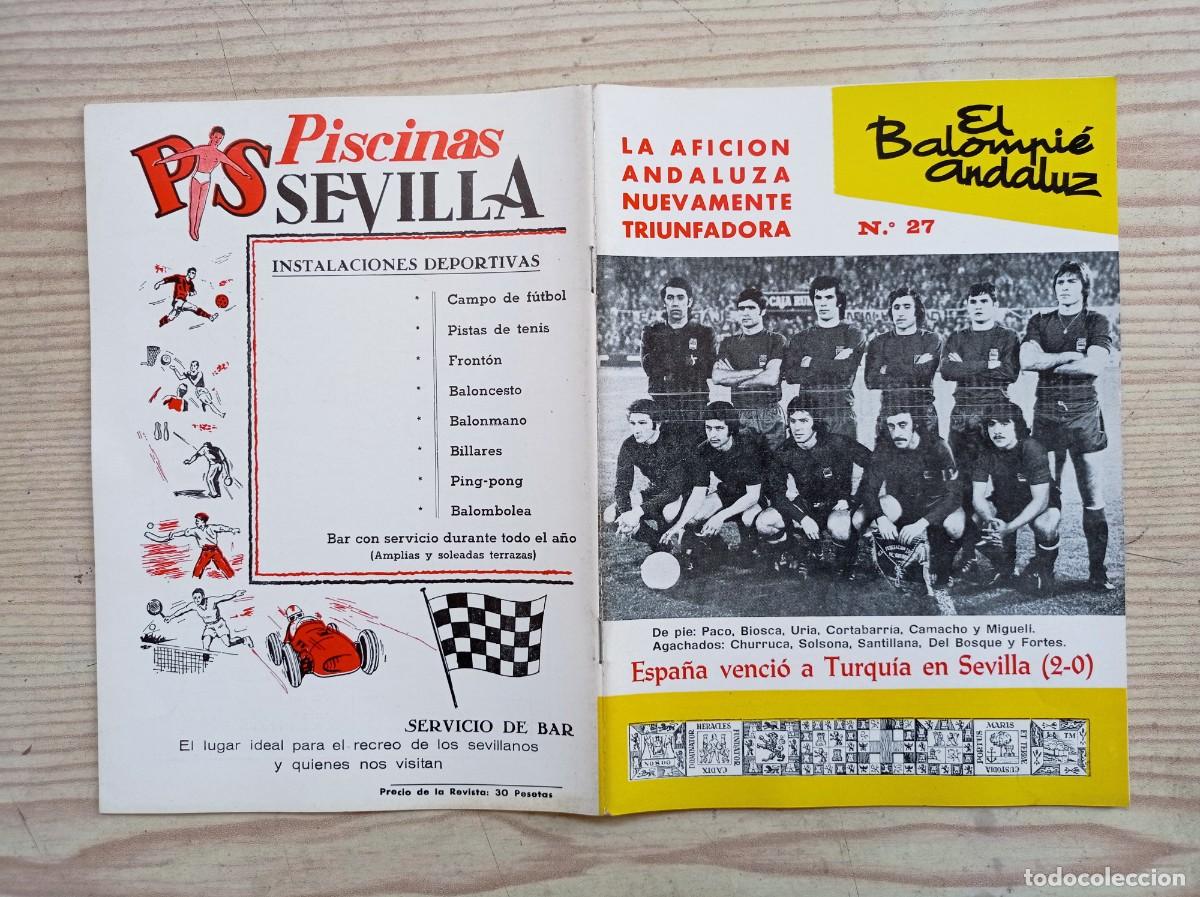 Sammelleidenschaft Sport: Revista El Balompie Andaluz 27 - 1976