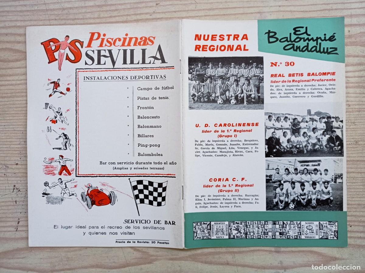 Sports collectibles: Revista El Balompie Andaluz 30 - 1976