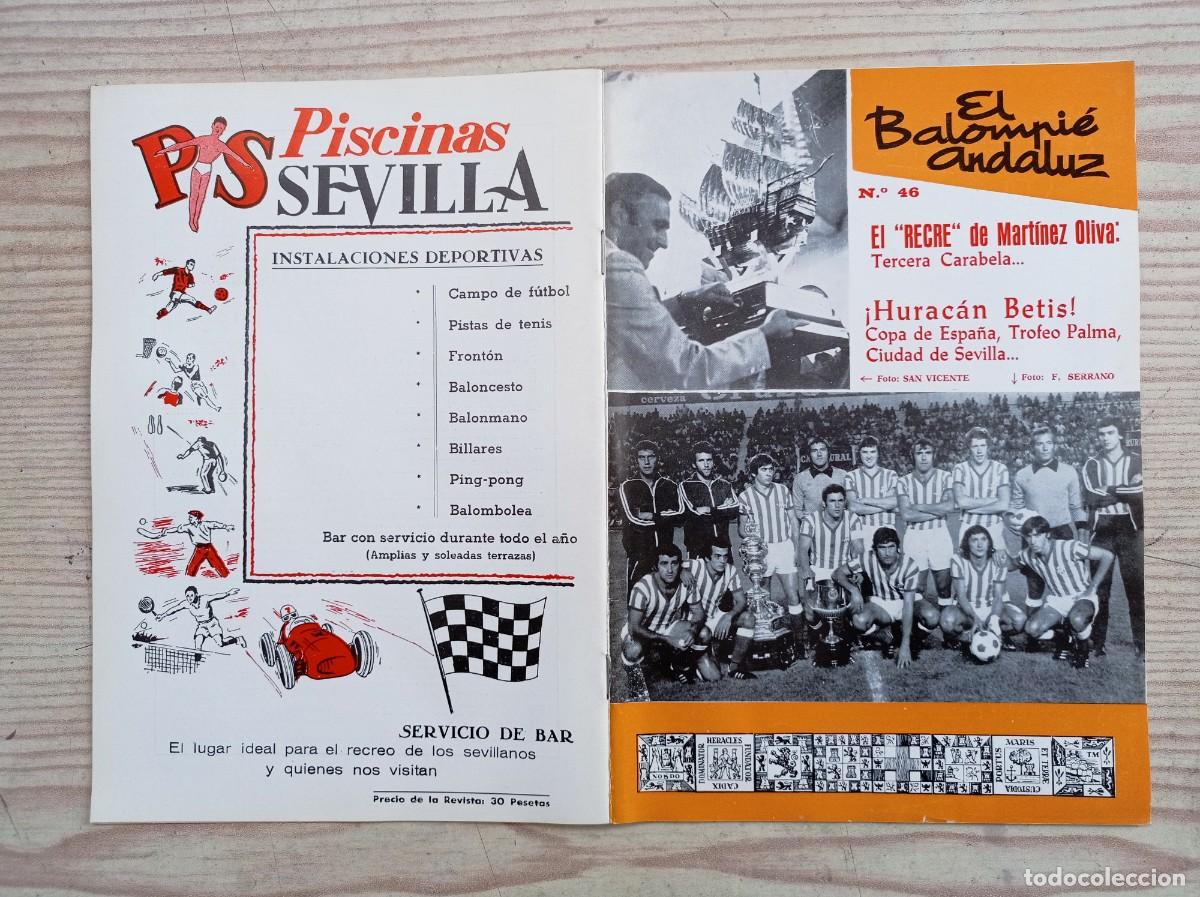 Sammelleidenschaft Sport: Revista El Balompie Andaluz 46 - 1977
