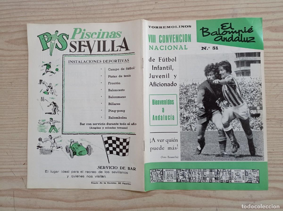 Sports collectibles: Revista El Balompie Andaluz 51 - 1978