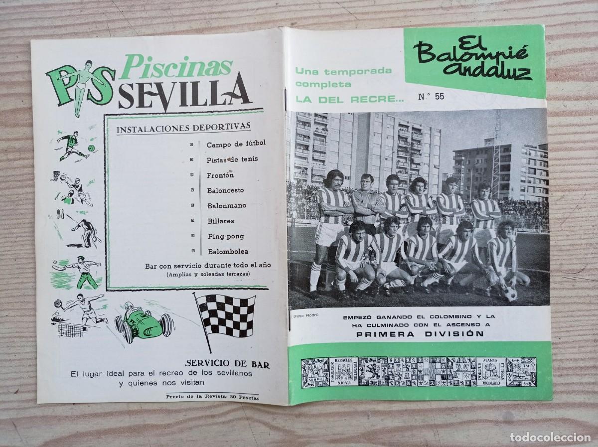 Collectionnisme sportif: Revista El Balompie Andaluz 55 - 1978
