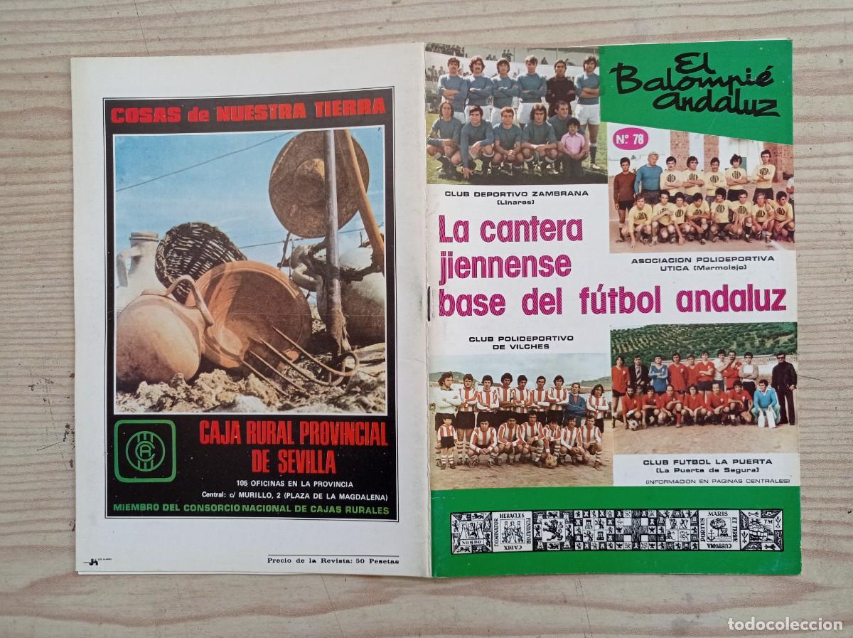 Sammelleidenschaft Sport: Revista El Balompie Andaluz 78 - 1980