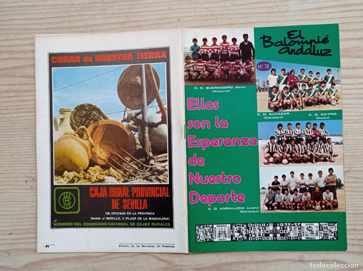 Sports collectibles: Revista El Balompie Andaluz 79 - 1980