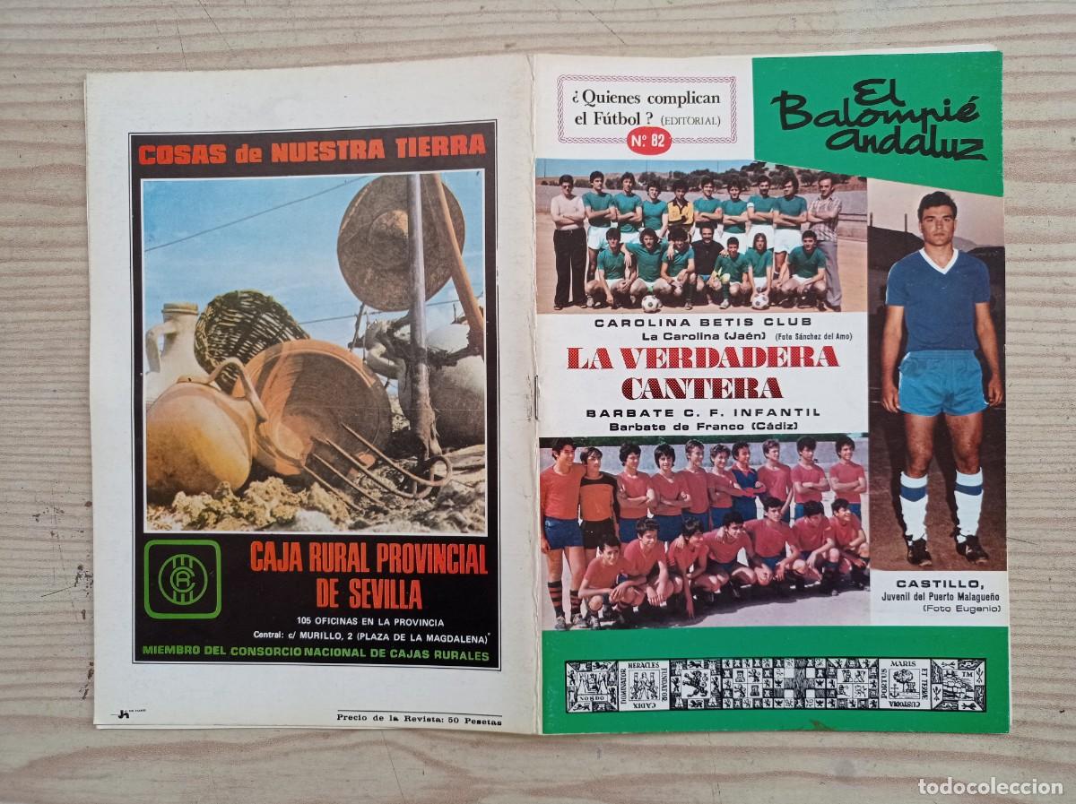 Sammelleidenschaft Sport: Revista El Balompie Andaluz 82 - 1980