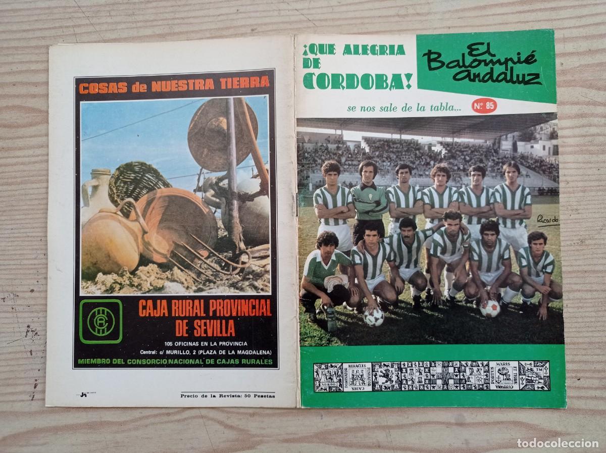 Collectionnisme sportif: Revista El Balompie Andaluz 85 - 1980