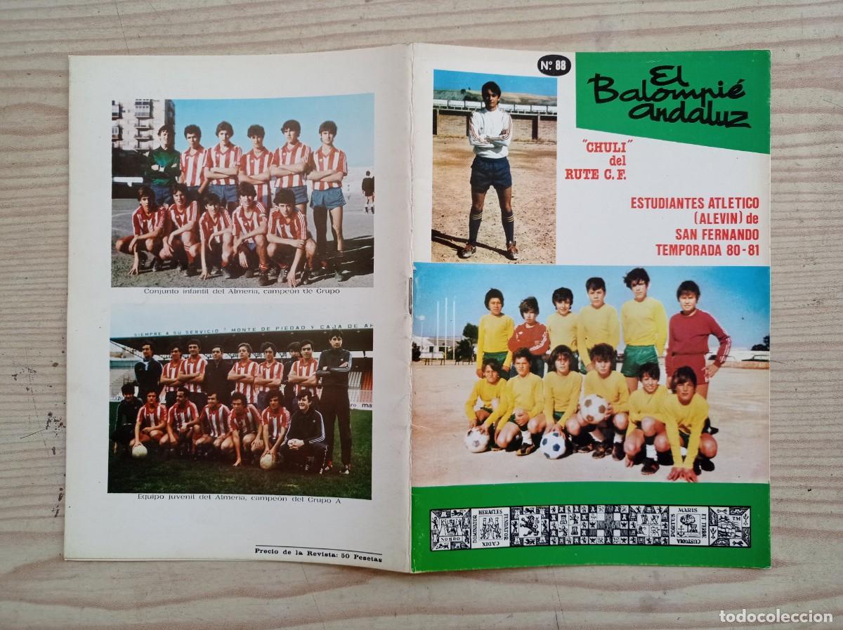 Sports collectibles: Revista El Balompie Andaluz 88 - 1981