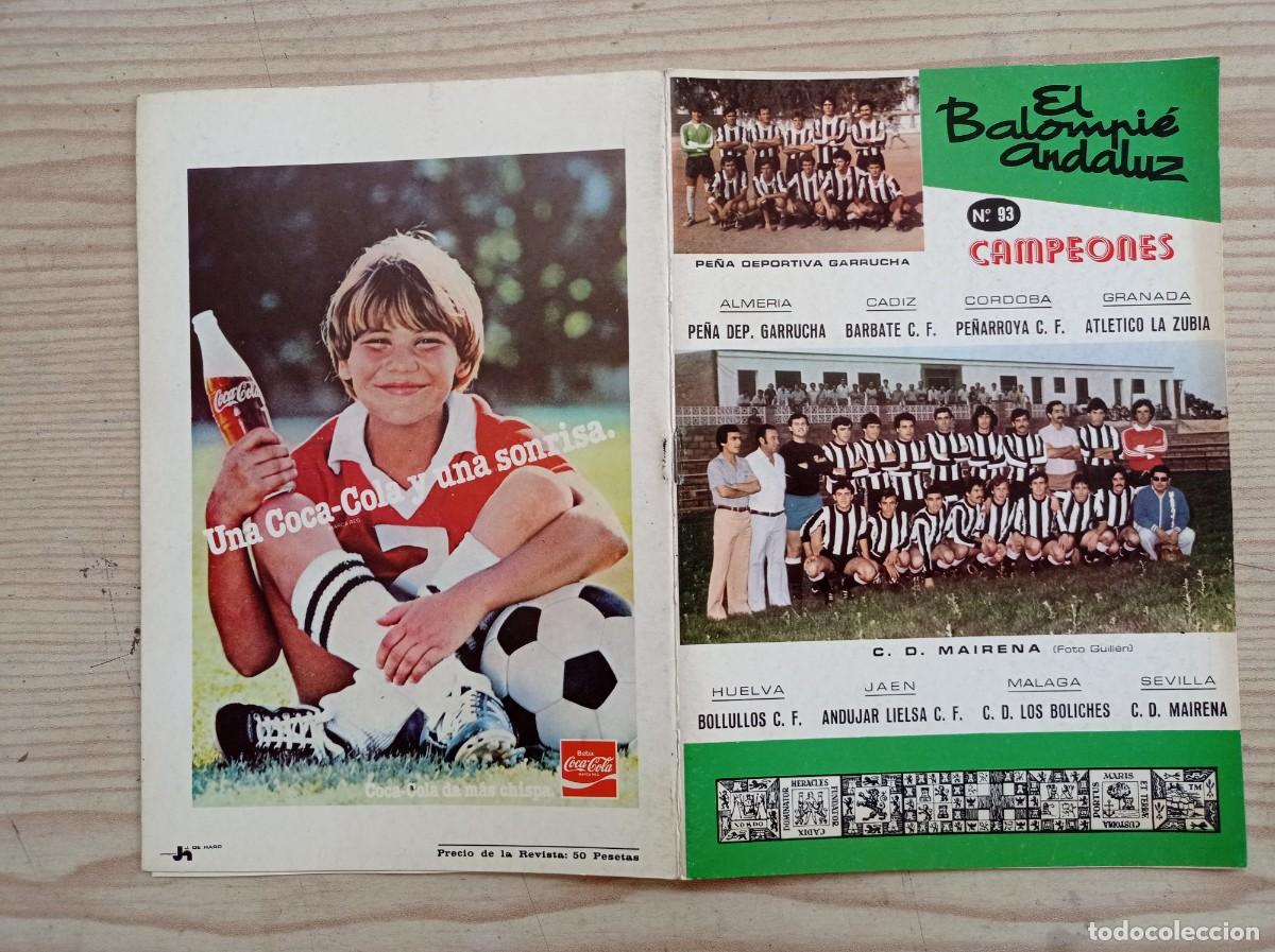 Sammelleidenschaft Sport: Revista El Balompie Andaluz 93 - 1981