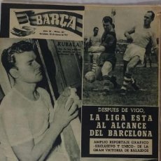 Coleccionismo deportivo: REVISTA BARÇA. Nº 67 MARZO 1957. CELTA DE VIGO 0 BARCELONA 2