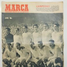 Coleccionismo deportivo: REAL MADRID CAMPEON DE LIGA 1954 SEMANARIO MARCA. ESPAÑA CAMPEON MUNDIAL JUVENIL FUTBOL