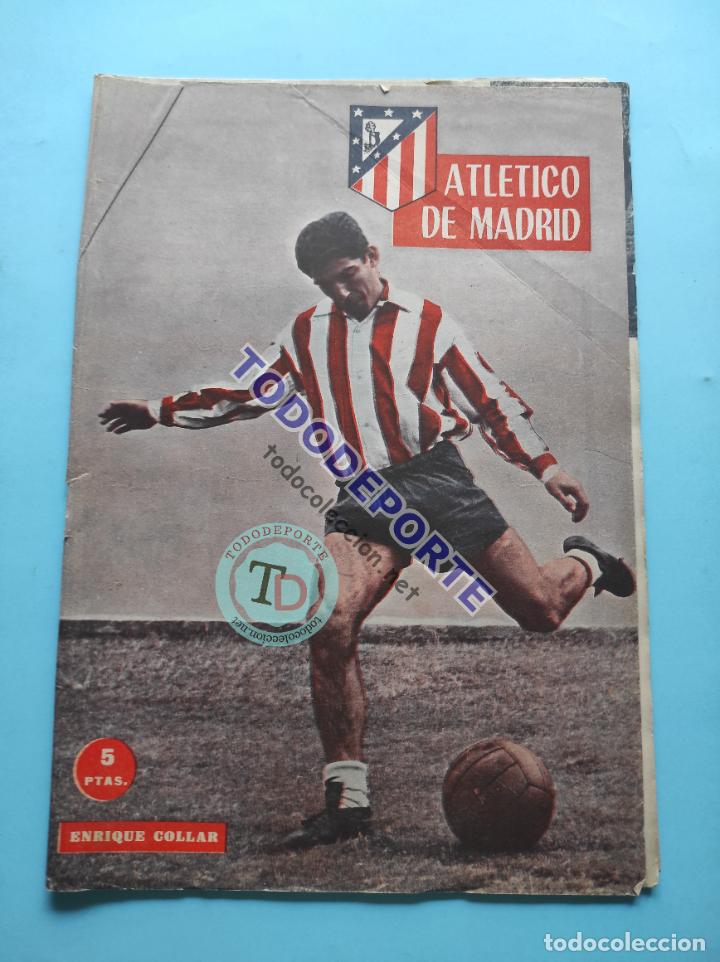 Collectionnisme sportif: REVISTA OFICIAL ATLETICO DE MADRID N&ordm; 7 1960 ATLETI COPA 59/60 OBRAS MANZANARES COLLAR