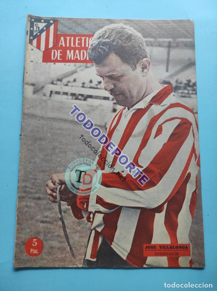 Collectionnisme sportif: REVISTA OFICIAL ATLETICO DE MADRID N&ordm; 10 1960 ATLETI LIGA 60/61 VILLALONGA VAVA - OBRAS MANZANARES