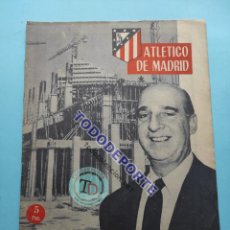 Coleccionismo deportivo: REVISTA OFICIAL ATLETICO DE MADRID Nº 11 1960 ATLETI LIGA 60/61 REAL ZARAGOZA - OBRAS MANZANARES