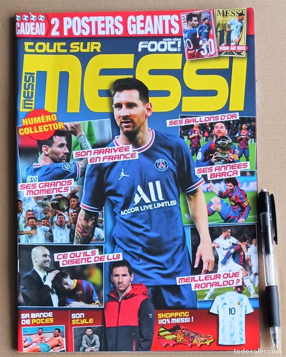 Sammelleidenschaft Sport: REVISTA FOOT MESSI NUMERO COLLECTOR EXTRA BIOGRAFIA DATOS POSTERS FC BARCELOA PSG ARGENTINA R29