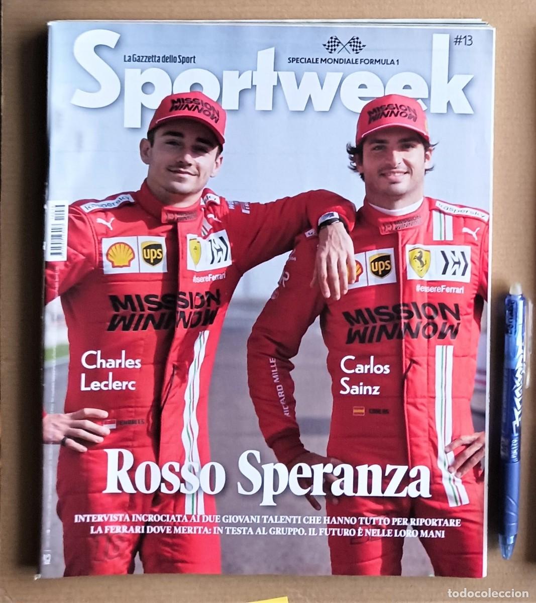 Coleccionismo deportivo: REVISTA LA GAZZETTA DELLO SPORTWEEK TODO FORMULA 1 FERRARI + EQUIPOS CIRCUITOS ETC 2021 RIVISTA R39