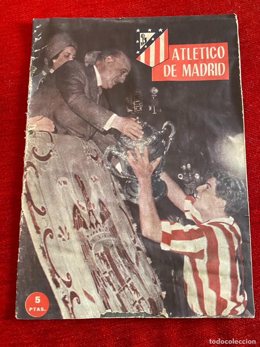 Coleccionismo deportivo: REVISTA OFICIAL ATLETICO MADRID # 8 JULIO 1960 COLLAR CAMPEONES FINAL COPA REAL MADRID
