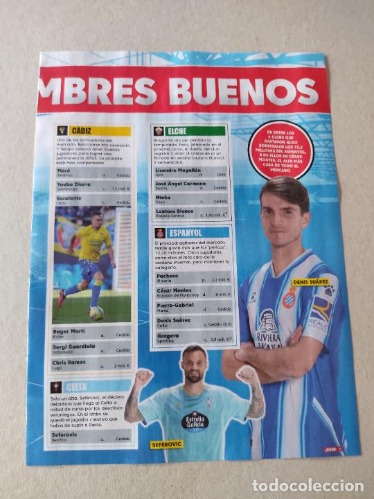 Coleccionismo deportivo: DENIS SUAREZ ESCALANTE SEFEROVIC RDT RAUL DE TOMAS GONZALO VILLAR REPORTAJE 1 PAG REVISTA JUGON