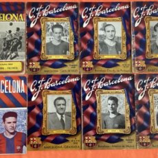 Coleccionismo deportivo: FCBARCELONA AÑOS 40/50 LOTE ANTIGUOS PROGRAMAS ORIGINALES DIA DE PARTIDO. Lote 401742134