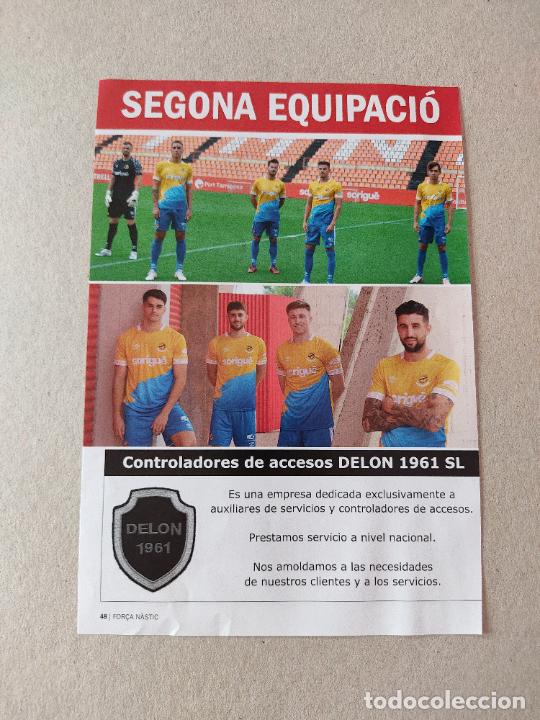 Coleccionismo deportivo: REPORTAJE 1 PAG GIMNASTIC TARRAGONA REVISTA NASTIC NIL POCHETTINO POL DOMINGO TRILLES MANU GARCIA