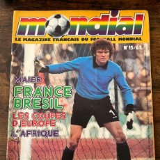 Coleccionismo deportivo: REVISTA MONDIAL 1978 Nº15 / 6F