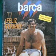 Coleccionismo deportivo: REVISTA FÚTBOL CLUB BARCELONA. BARÇA TERCERA ÉPOCA. Nº 16 JULIO 1983. MIGUELI CON POSTER 100GR