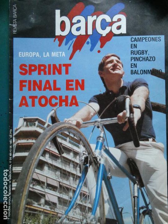 Coleccionismo deportivo: REVISTA F&Uacute;TBOL CLUB BARCELONA. BAR&Ccedil;A TERCERA &Eacute;POCA. N&ordm; 10 1983. EUROPA ATOCHA 100GR