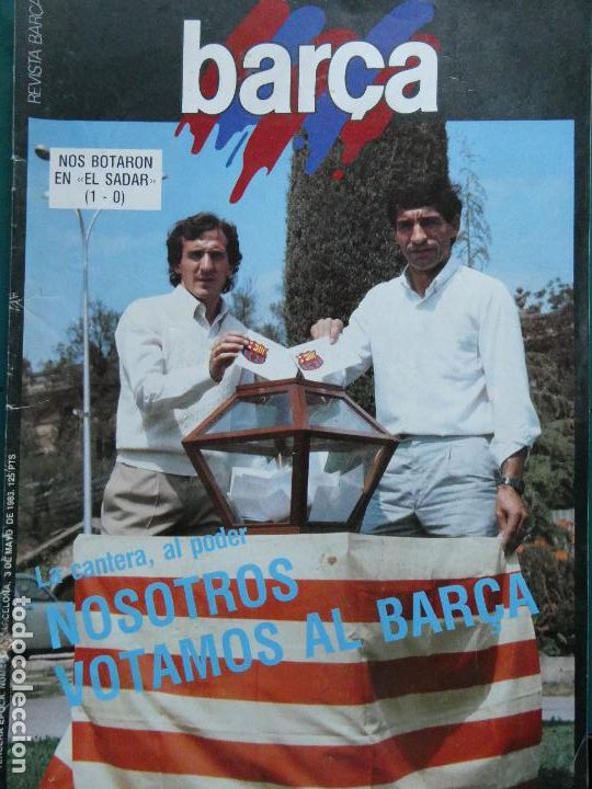 Collectionnisme sportif: REVISTA F&Uacute;TBOL CLUB BARCELONA. BAR&Ccedil;A TERCERA &Eacute;POCA. N&ordm; 8 1983. 100GR