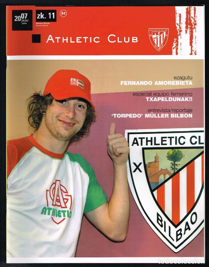 Sammelleidenschaft Sport: REVISTA OFICIAL ATHLETIC CLUB N&ordm; 11 - JUNIO 2007 - FERNANDO AMOREBIETA