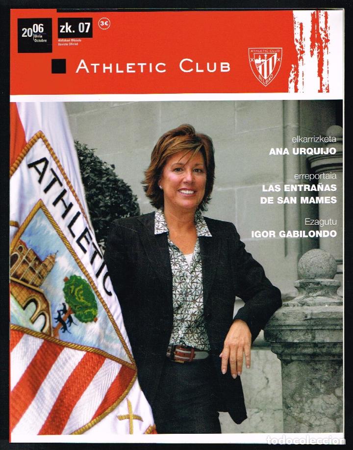Sammelleidenschaft Sport: REVISTA OFICIAL ATHLETIC CLUB N&ordm; 7 - OCTUBRE 2006