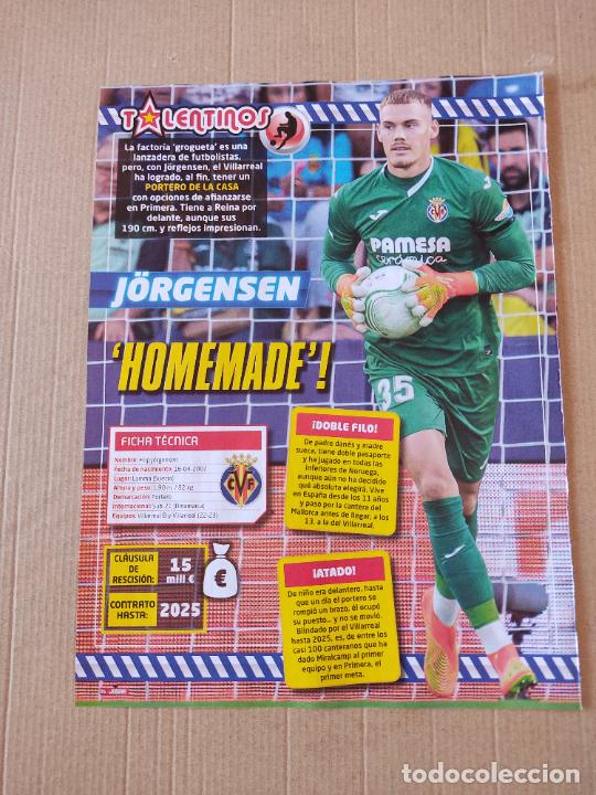 Sammelleidenschaft Sport: JORGENSEN VILLARREAL TALENTINOS REPORTAJE 1 PAG REVISTA JUGON SILVA CANALES IAGO ASPAS GRIEZMANN