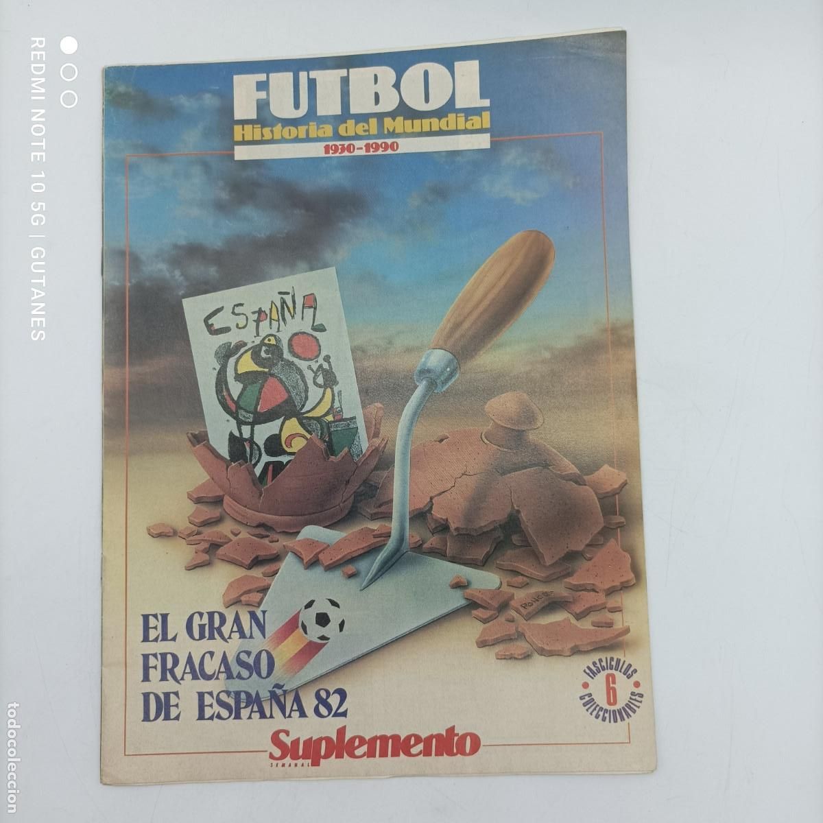 Sports collectibles: FUTBOL HISTORIA DEL MUNDIAL 1930-1990 FASCICULO 6
