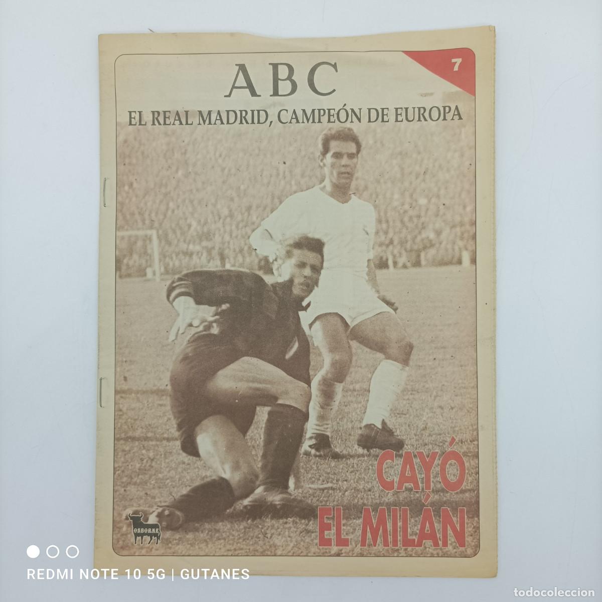 Coleccionismo deportivo: ABC EL REAL MADRID CAMPEON DE LIGA N.7