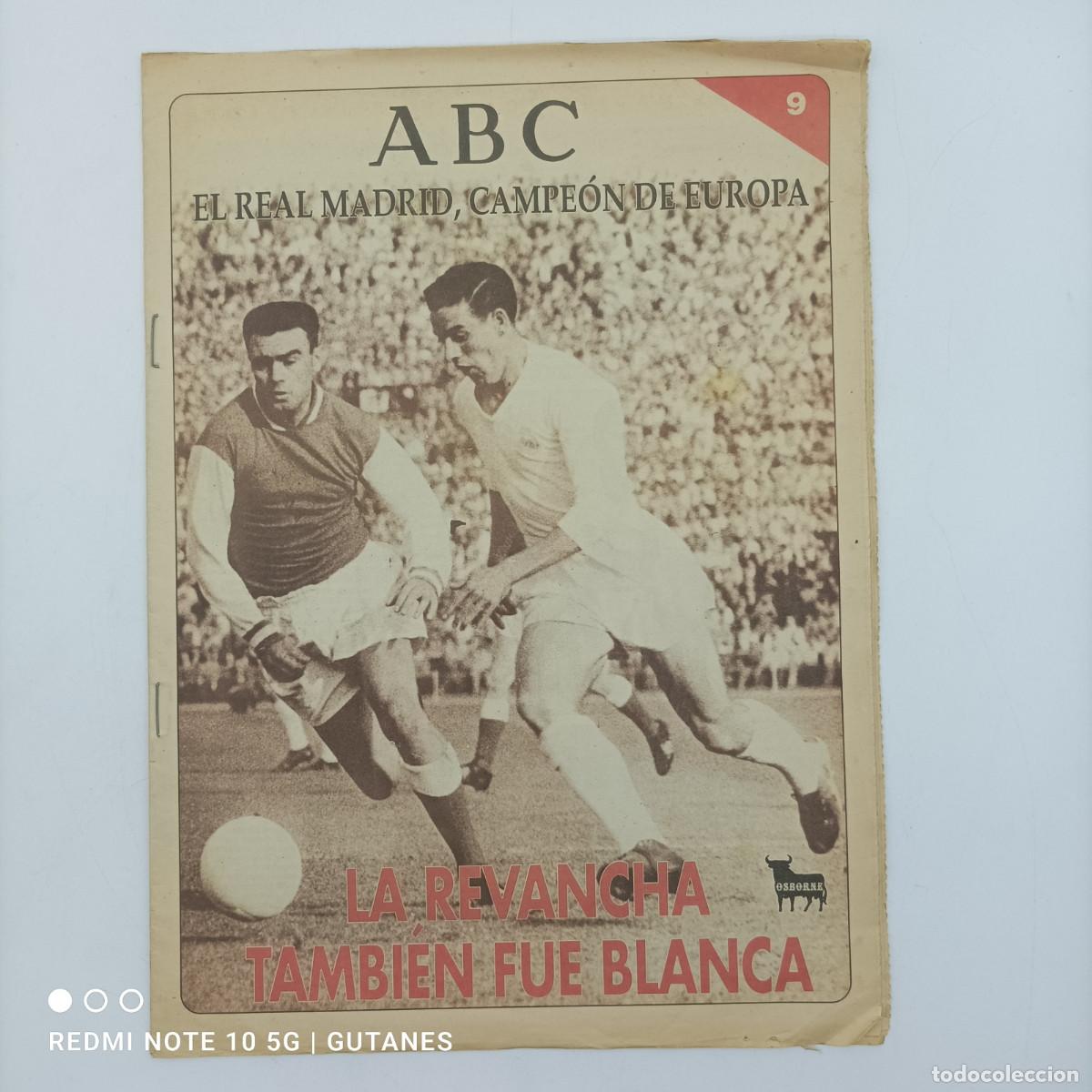 Coleccionismo deportivo: ABC EL REAL MADRID CAMPEON DE LIGA N.9