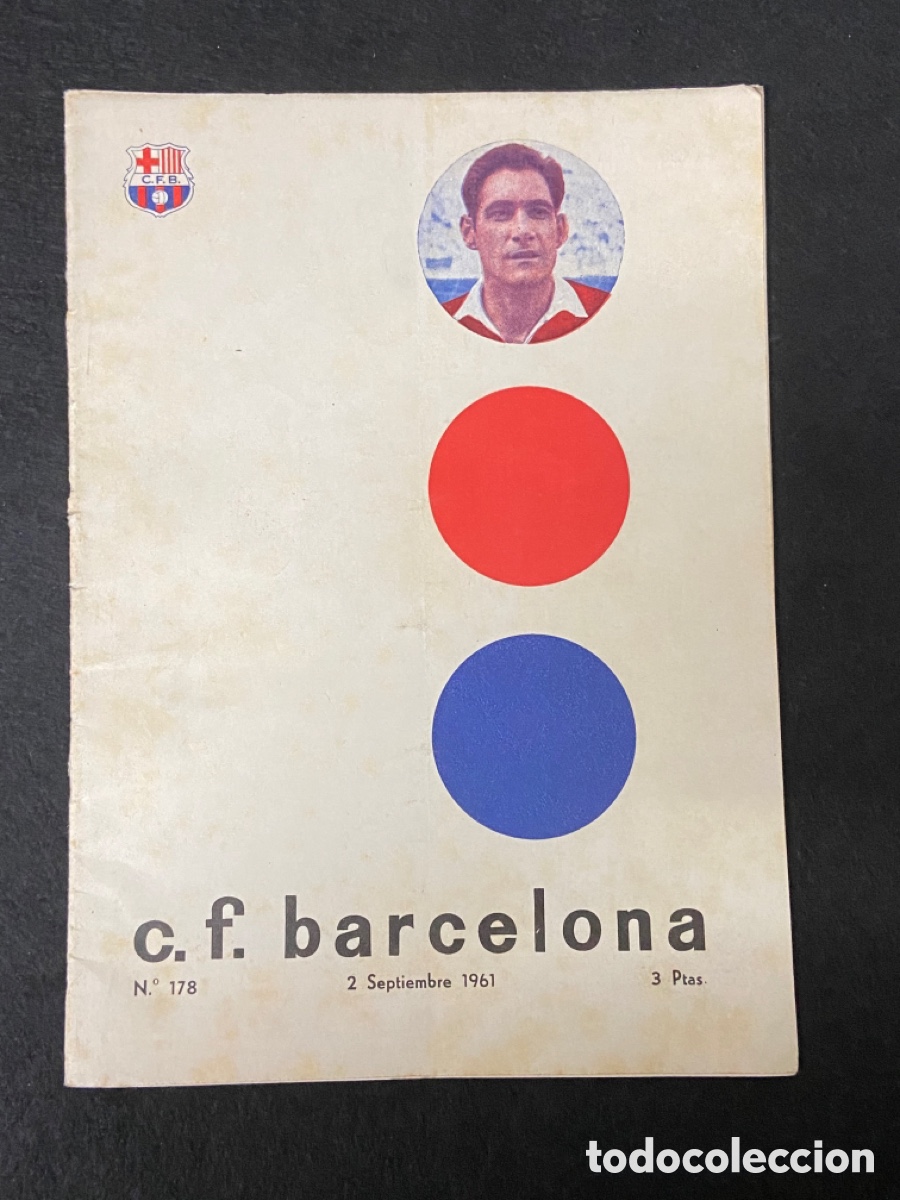 Collezionismo sportivo: PROGRAMA OFICIAL CF BARCELONA SEVILLA FC LIGA 61-62 2 SEPTIEMBRE 1961 NUMERO 178 RAMALLETS.