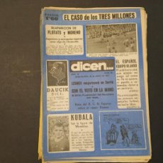 Coleccionismo deportivo: REVISTA DICEN-NUMERO 58 AÑO 1953-FC BARCELONA-BOXEO-KUBALA WEMBLEY-FUTBOL-VER FOTOS-(V-24.592)
