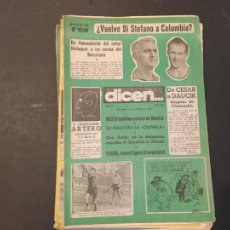 Coleccionismo deportivo: REVISTA DICEN-NUMERO 59 AÑO 1953-FC BARCELONA-BOXEO-DI STEFANO-CESAR-FUTBOL-VER FOTOS-(V-24.592)