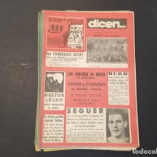 Coleccionismo deportivo: REVISTA DICEN-NUMERO 61 AÑO 1953-FC BARCELONA-BOXEO-SPORTING GIJON-FUTBOL-VER FOTOS-(V-24.592)