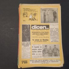 Coleccionismo deportivo: REVISTA DICEN-NUMERO 64 AÑO 1953-FC BARCELONA-HUNGRIA EN WEMBLEY-DAUCIK-FUTBOL-VER FOTOS-(V-24.592)