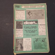 Coleccionismo deportivo: REVISTA DICEN-NUMERO 67 AÑO 1953-FC BARCELONA VS FC AUSTRIA VS ATLETICO-FUTBOL-VER FOTOS-(V-24.592)