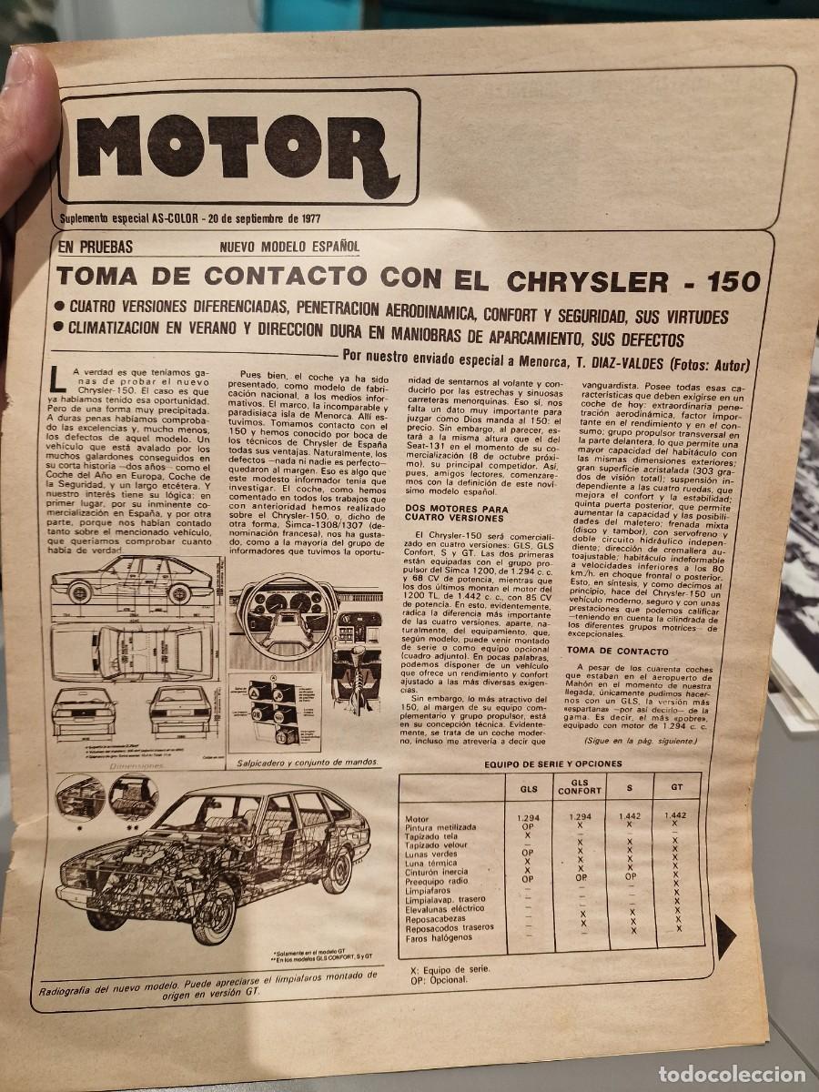 Coleccionismo deportivo: As color motor Niki Lauda- Emilio Villota