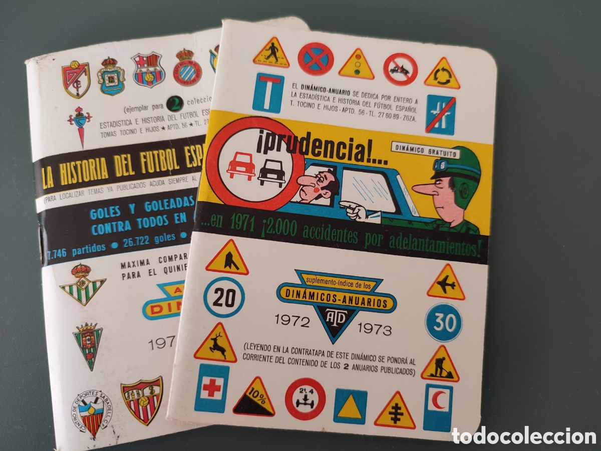 Collezionismo sportivo: Anuario Din&aacute;mico de la liga 1972-1973.Sin usar .Buen estado