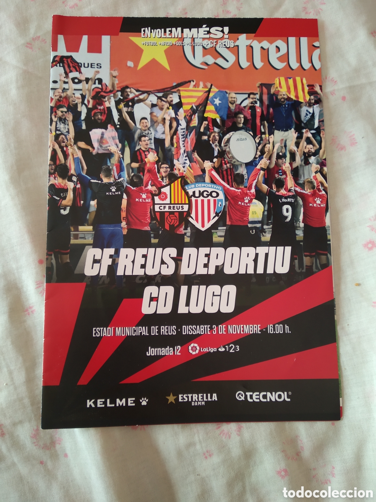 Sammelleidenschaft Sport: REVISTA FUTBOL REUS DEPORTIU LUGO PORTADA AFICI&Oacute;N POSTER EDGAR BADIA POL FREIXENAT
