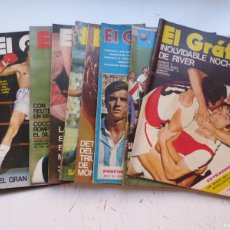 Coleccionismo deportivo: 9 REVISTAS EL GRAFICO, AÑO 1971, BUENOS AIRES, ARGENTINA - VER FOTOS ADICIONALES